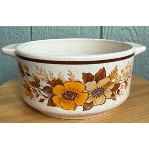 Vintage Lenox Fall Blossoms Temperware Baking Dish
